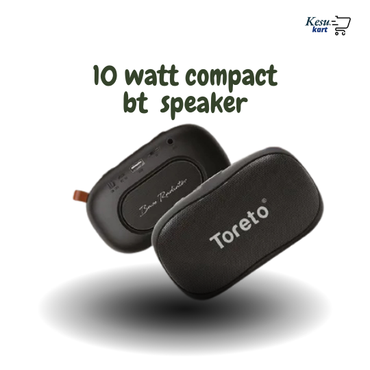 Toreto Bang Pro 10w BT Speaker with tws Feature